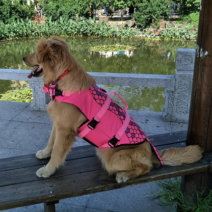 Gilet de sauvetage chien- Mermaid Pink Dog