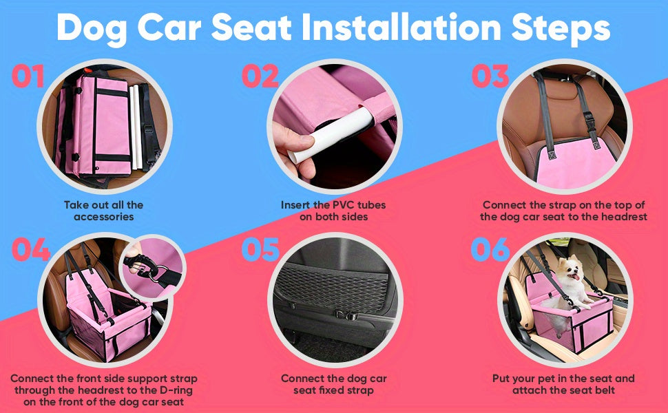 Caisse de transport chien- Car Booster Seat