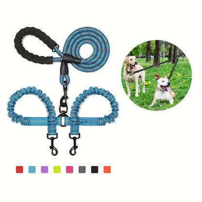 Double laisse pour chien - No Tangle Double - Le Chihuahua Voyageur