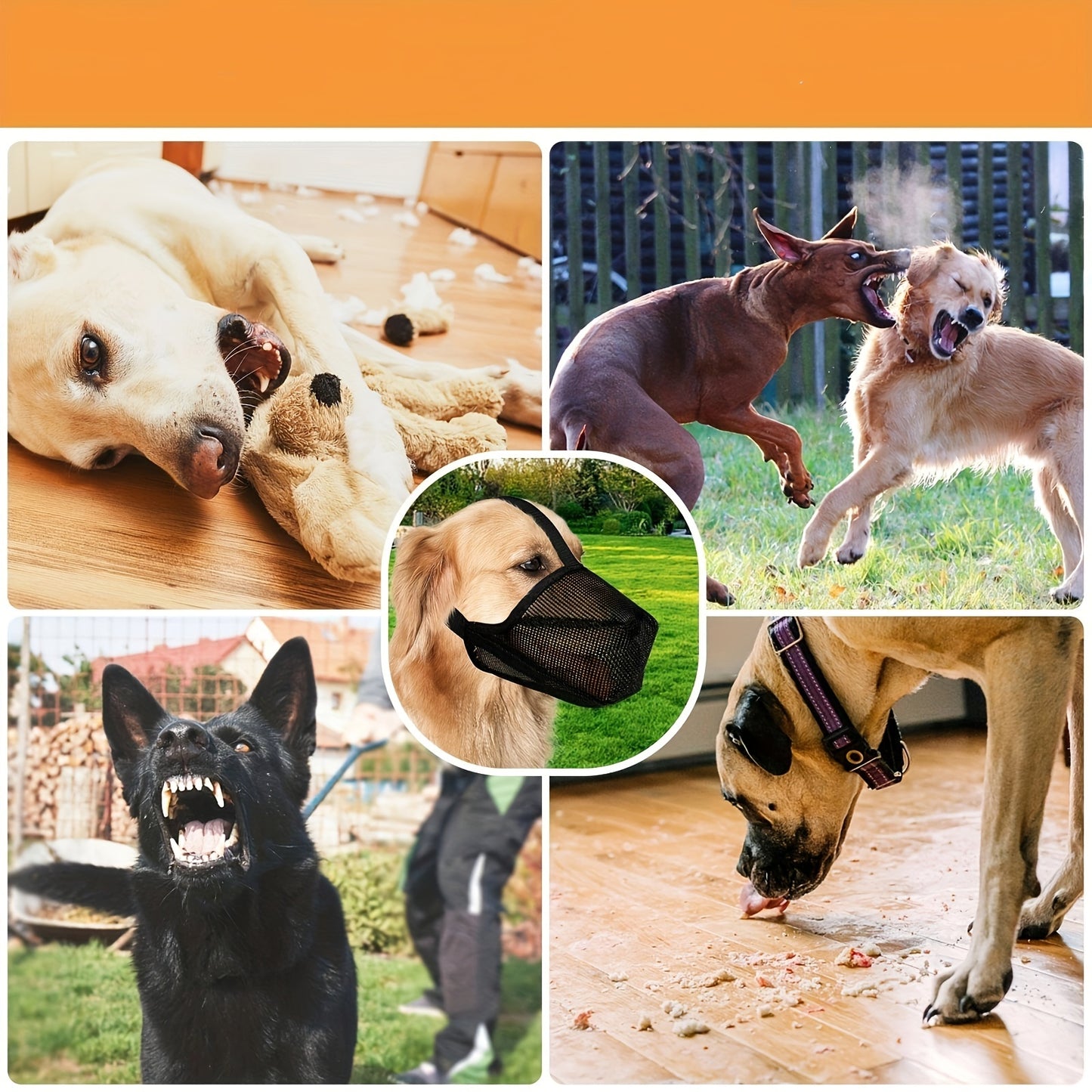 Muselière chien- Universal Fit Dog Muzzle