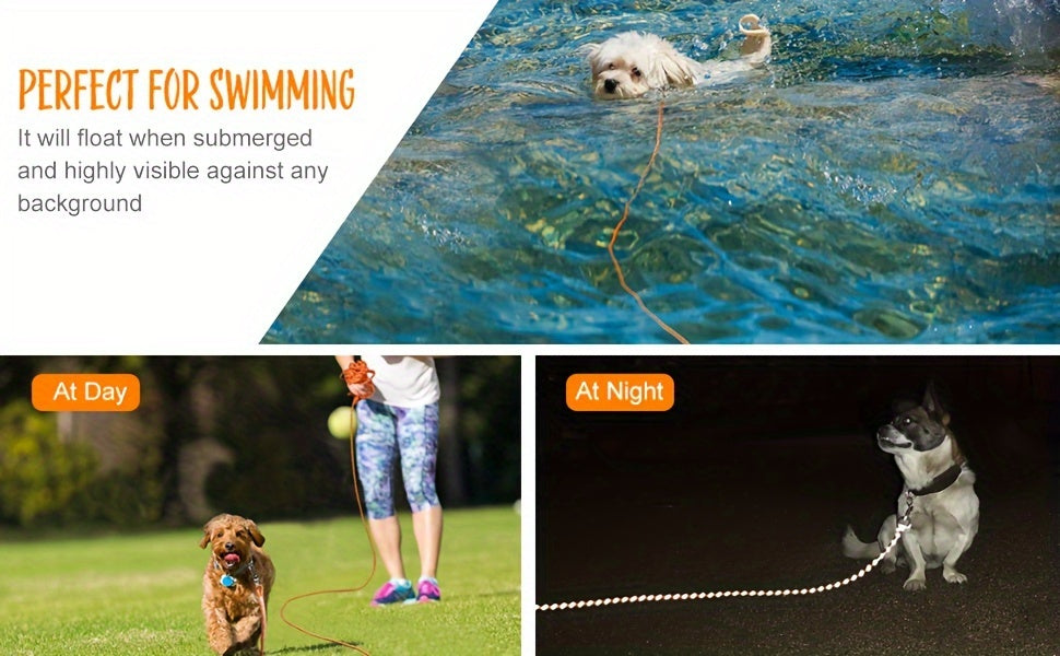 Longe pour chien- Reflective Long Polyamide