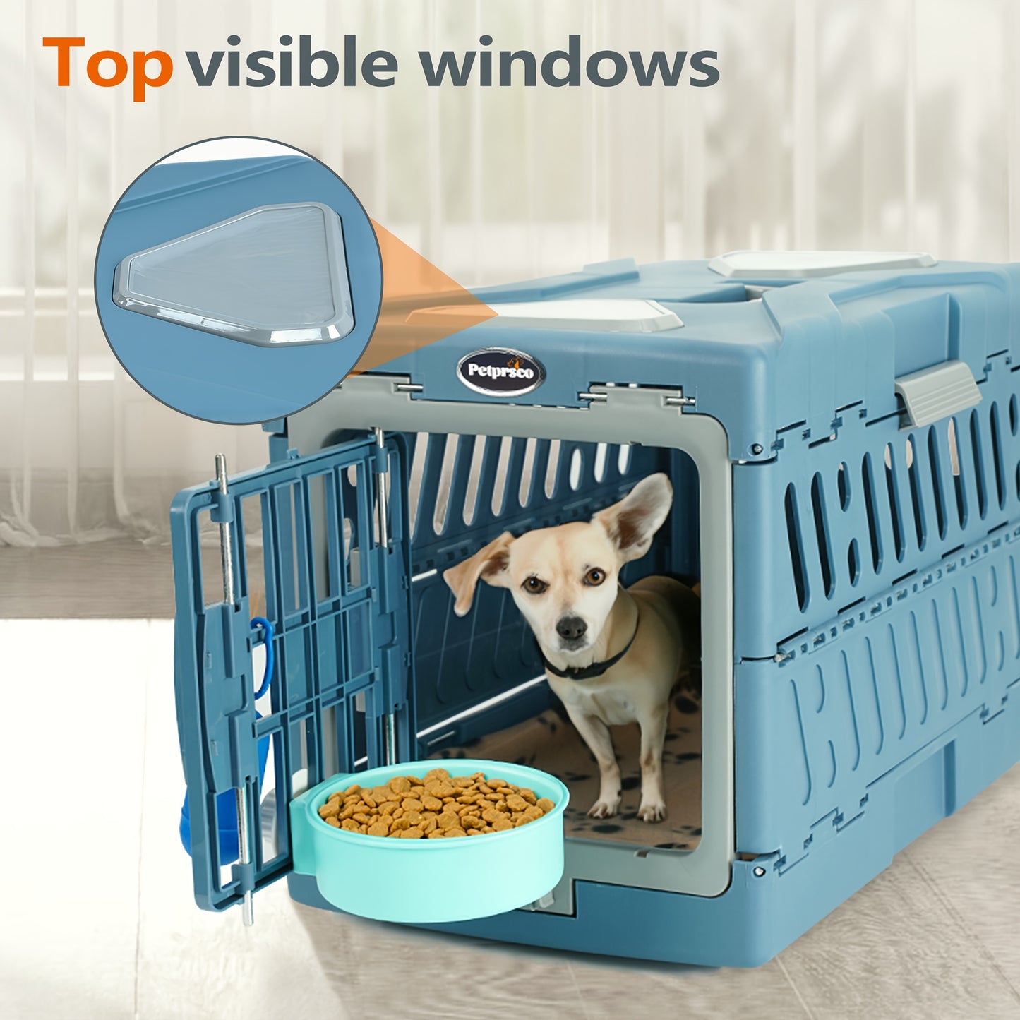 Caisse transport chien- Plastic Portable Dog