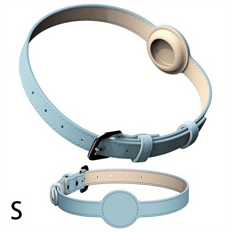 Collier cuir chien - Airtag Protective Tracker