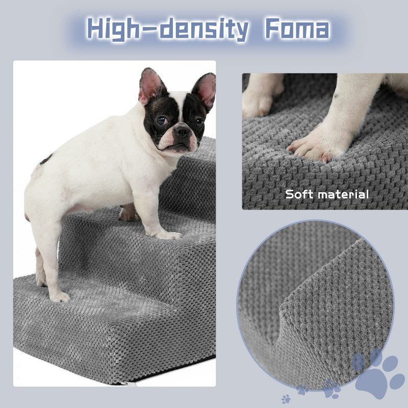 Escaliers pour chien - Velours - Le Chihuahua Voyageur