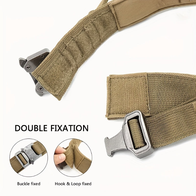 Collier de dressage pour chien- Heavy-Duty Tactical Dog Collar