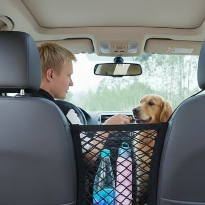 Filet chien voiture | Premium Secure - Le Chihuahua Voyageur