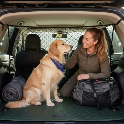 Filet voiture chien | SecuTravel - Le Chihuahua Voyageur