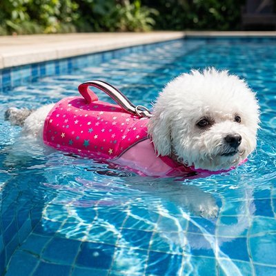 Gilet de sauvetage Chien | Flottabilité Optimale - Le Chihuahua Voyageur