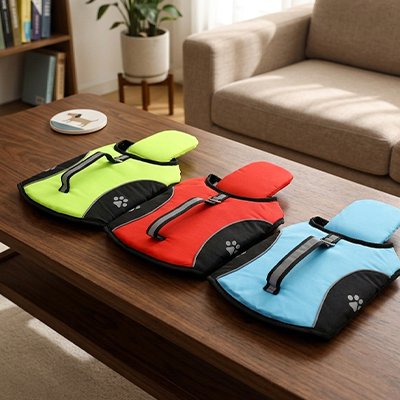 Gilet de sauvetage Chien 3 couleurs