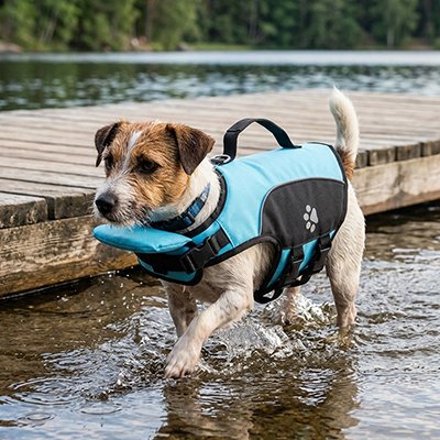 Gilet de sauvetage Chien beu
