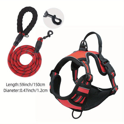 Harnais chien anti traction - Vest ensures Easy Control - Le Chihuahua Voyageur