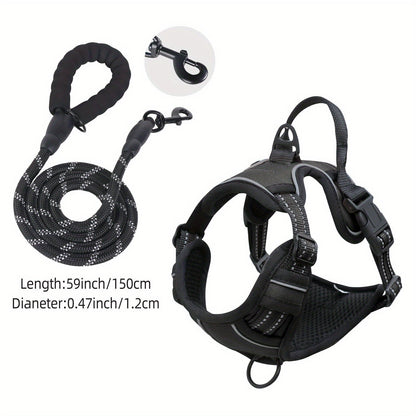 Harnais chien anti traction - Vest ensures Easy Control - Le Chihuahua Voyageur