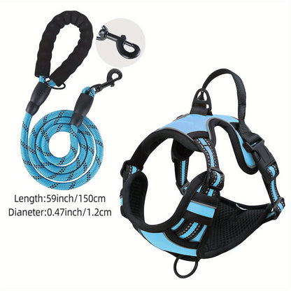 Harnais chien anti traction - Vest ensures Easy Control - Le Chihuahua Voyageur