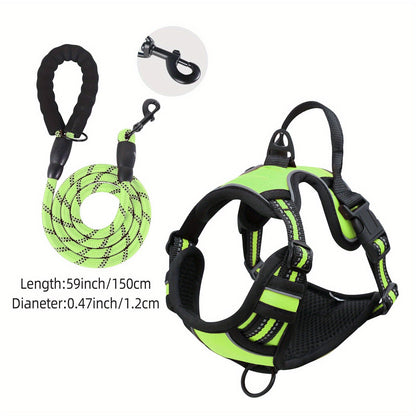 Harnais chien anti traction - Vest ensures Easy Control - Le Chihuahua Voyageur