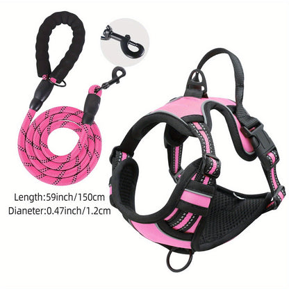 Harnais chien anti traction - Vest ensures Easy Control - Le Chihuahua Voyageur