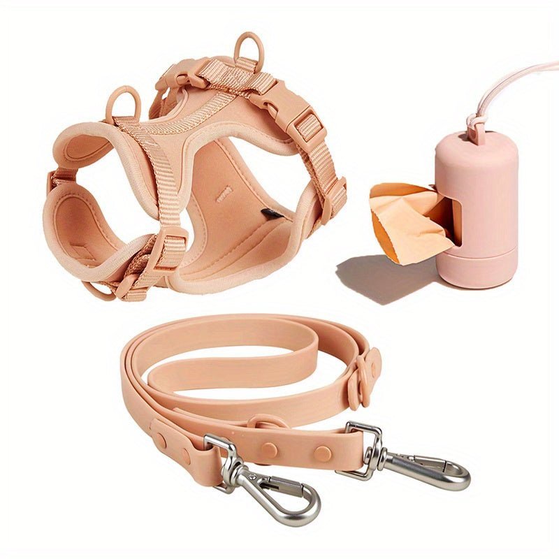 Harnais chien - Ensemble Laisse - Harnais Waterproof - Le Chihuahua Voyageur
