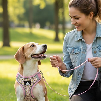Harnais pour petit chien | Confort Anti-Traction - Le Chihuahua Voyageur