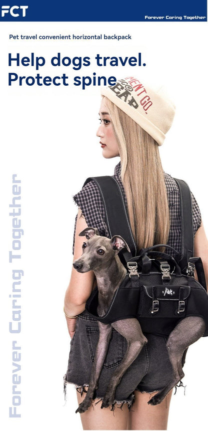 Harnais Sac à bandoulière pour chien - Le Chihuahua Voyageur