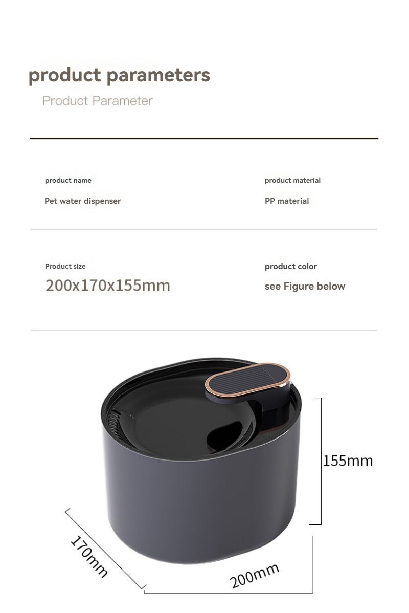 Distributeur d'eau intelligent pour chien