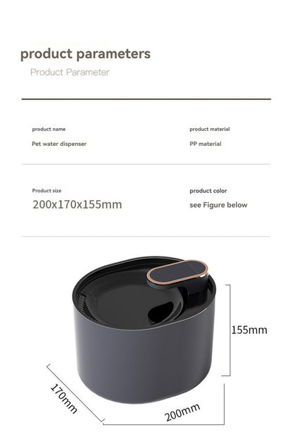 Distributeur d'eau intelligent pour chien