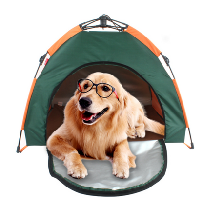Lit de camp pour chien - Tente Semi-automatique