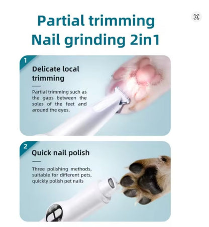 Tondeuse pour chien- 2 en 1 rasoir et griffes