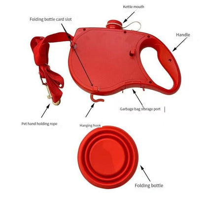 Laisse chien- multifonction pour animaux de compagnie