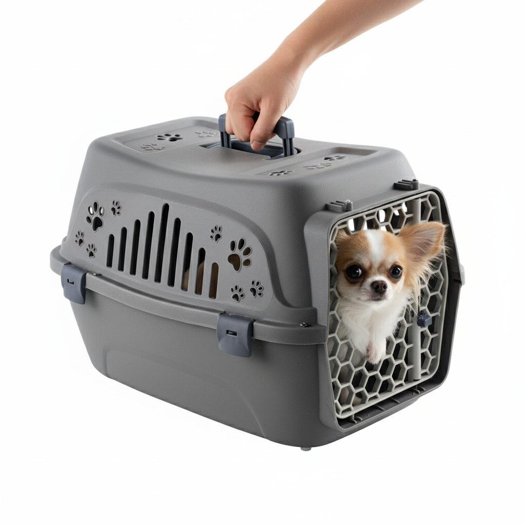 Cage chien- Cage Rigide * Noir