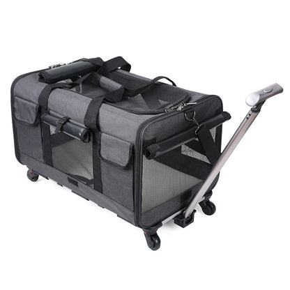 Sac de transport chien - Valise à roulettes
