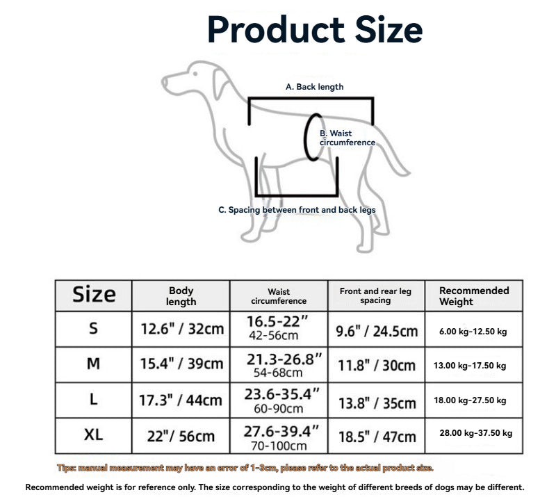 Harnais pour chien-Ceinture d'assistance