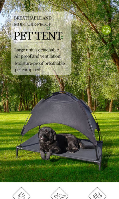Lit pour chien - Tente amovible