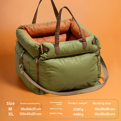 Caisse de transport pour chien- Sac confort voiture