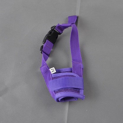 Muselière chien- Souple en maille* Violet