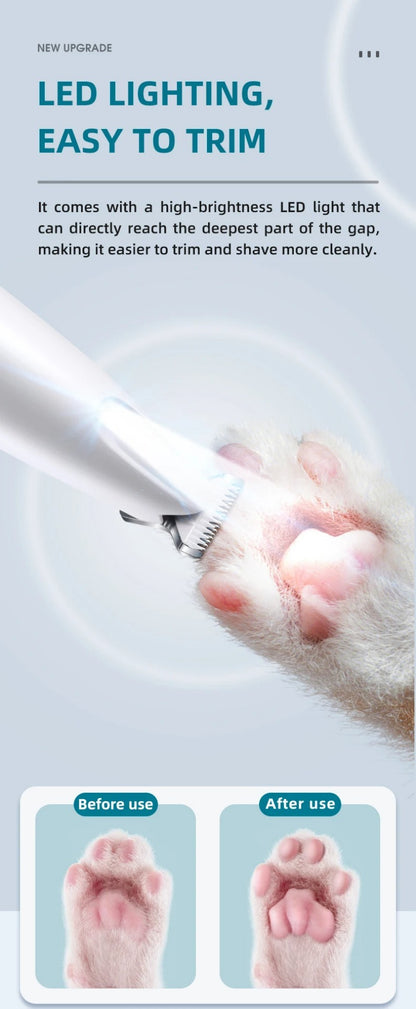 Tondeuse pour chien- 2 en 1 rasoir et griffes