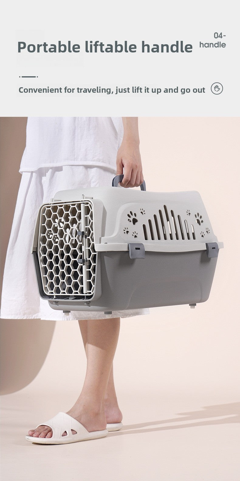 Cage chien- Cage Rigide * Bleu