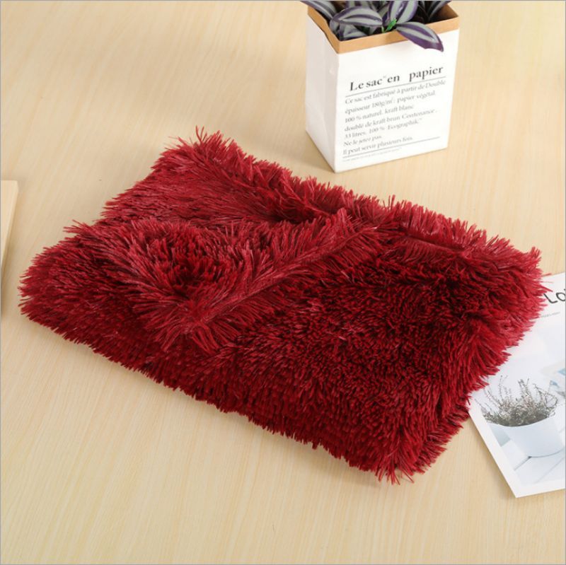 Tapis pour chien-Tapis en peluche pour animaux de compagnie