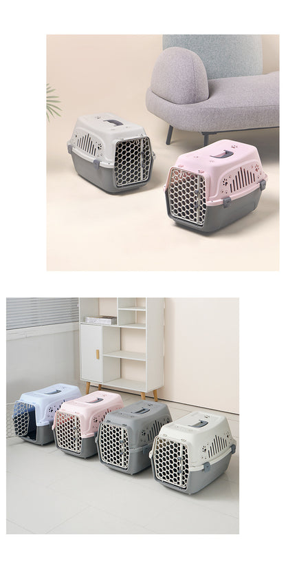 Cage chien- Cage Rigide * Rose