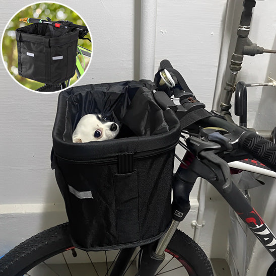Panier chien velo- Amovible et pliable