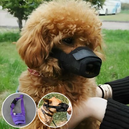 Muselière chien- Souple en maille* Violet