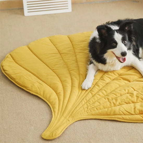 Tapis pour chien-Tropicale feuille