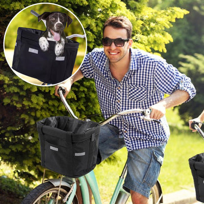 Panier chien velo- Amovible et pliable