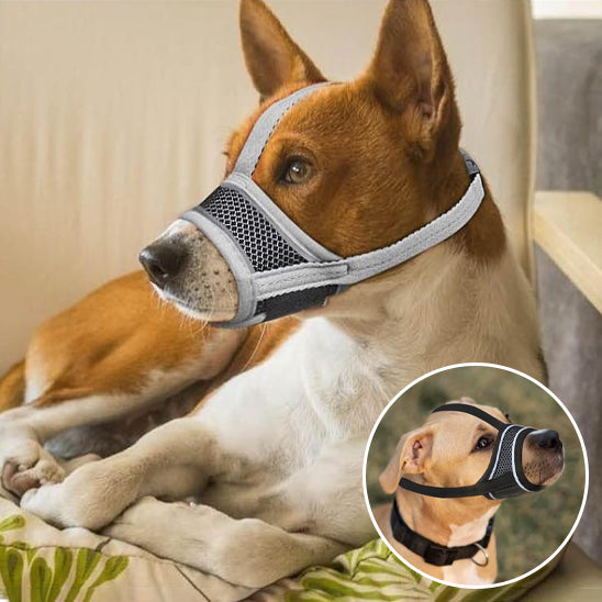 Muselière chien- Total Souplesse en maille* Gris