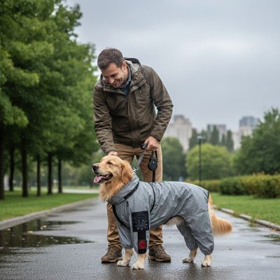 Imperméable pour chien | PluiConfort - Le Chihuahua Voyageur