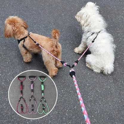 Laisse double pour chien