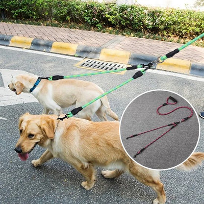 Laisse double pour chien