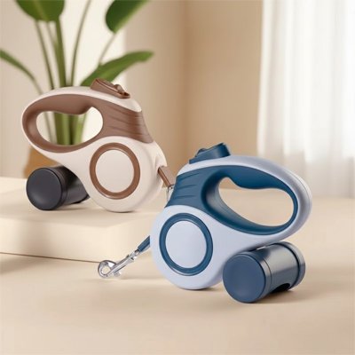 Laisse enrouleur chien | Ergonomique 8m - Le Chihuahua Voyageur