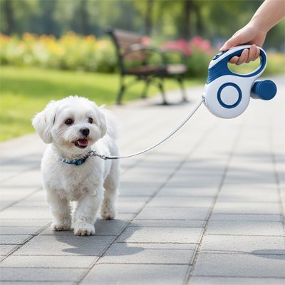 Laisse enrouleur chien | Ergonomique 8m - Le Chihuahua Voyageur