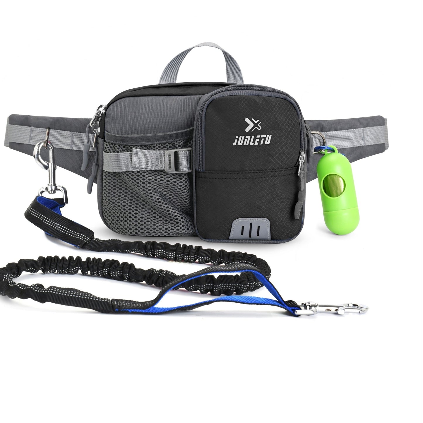 Laisse pour chien - Pochette Multi Fonction anti traction - Le Chihuahua Voyageur
