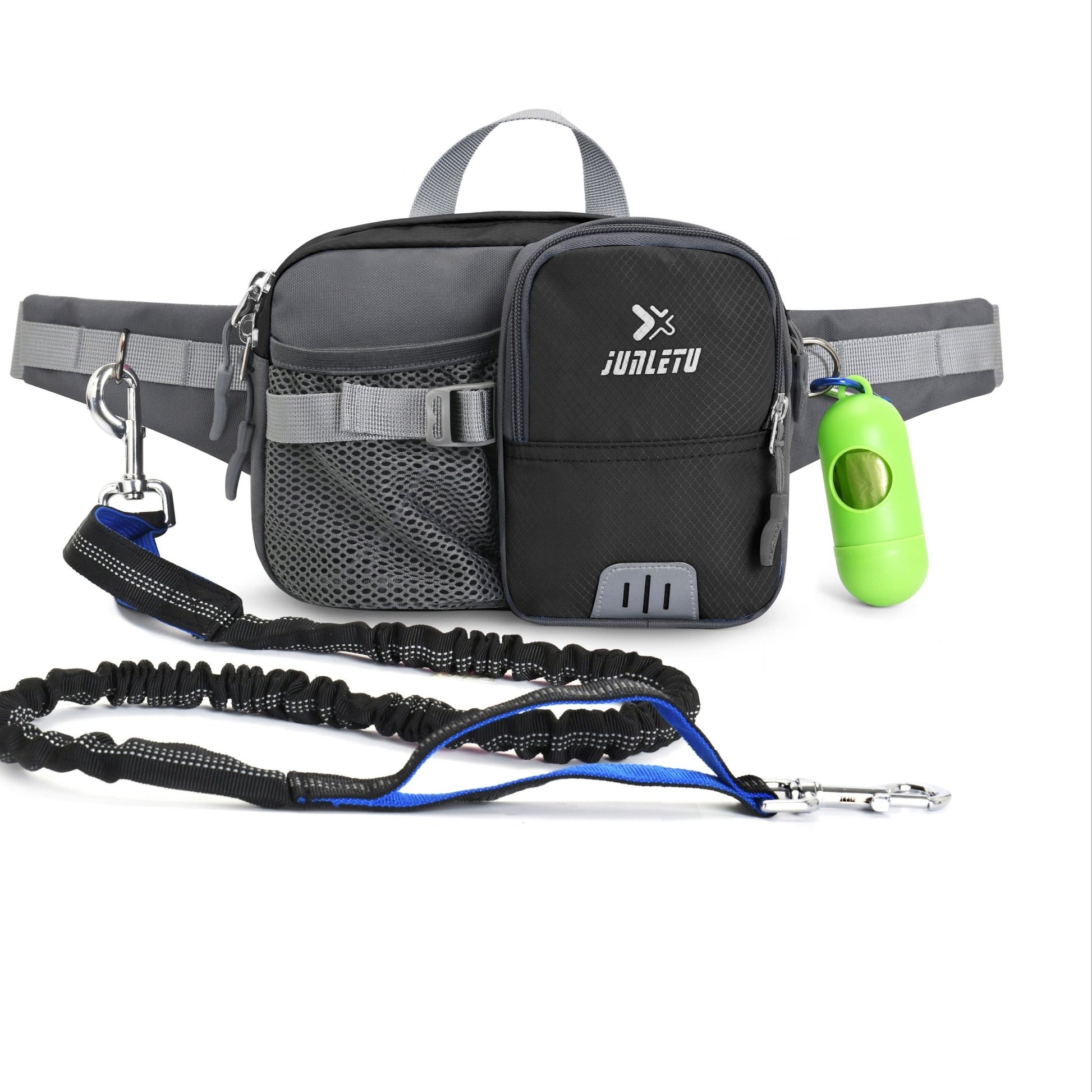 Laisse pour chien - Pochette Multi Fonction anti traction - Le Chihuahua Voyageur