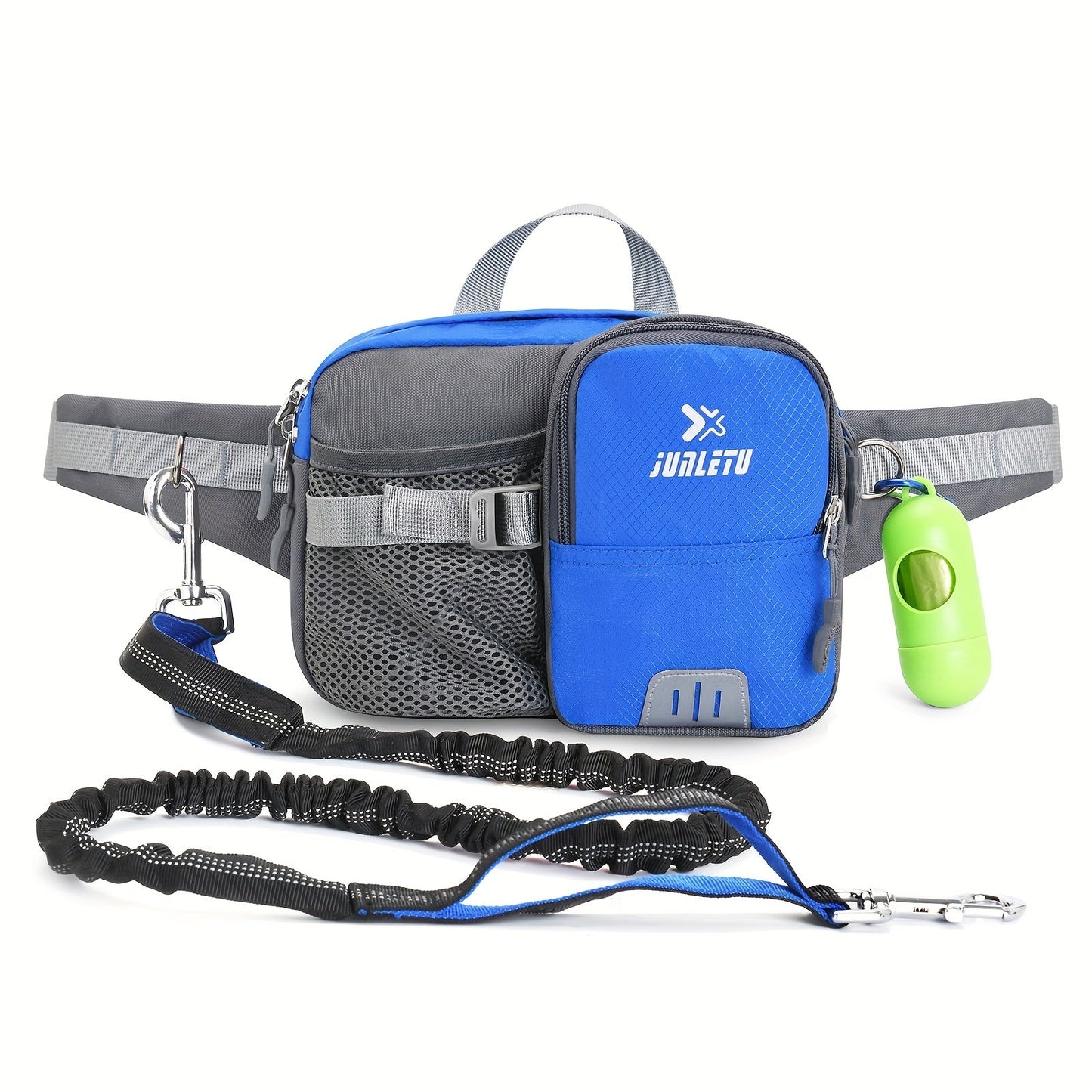 Laisse pour chien - Pochette Multi Fonction anti traction - Le Chihuahua Voyageur
